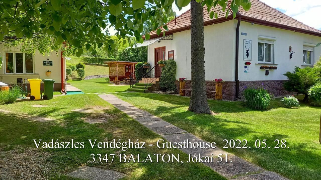 Vadaszles Vendeghaz Bukkszentmarton Exteriér fotografie